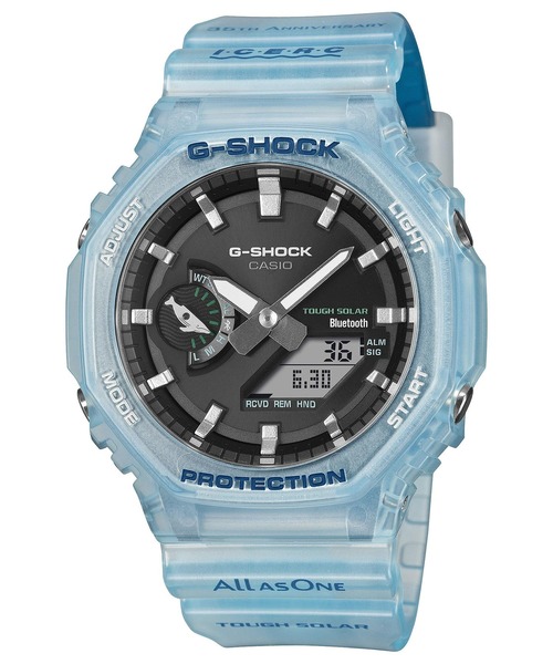 G-SHOCK（ジーショック）の「Love The Sea And The Earth / ICERC Japanコラボ / GA-B2100KB-2AJR（アナログ腕時計・メンズ・クリアブルー・FREE）」の2枚目の写真