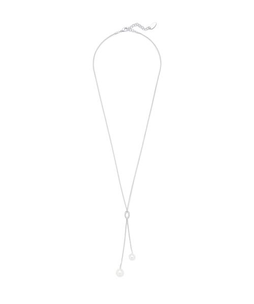 NATURAL BEAUTY BASIC(ナチュラルビューティーベーシック)の「パールラリエットミディネックレス(ネックレス・レディース・ゴールド/シルバー・-)」の2枚目の写真