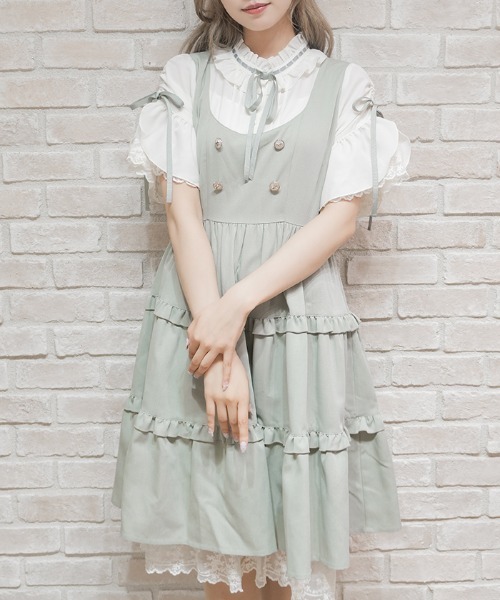 axes femme｜アクシーズファムのワンピース/ドレス（グリーン・カーキ