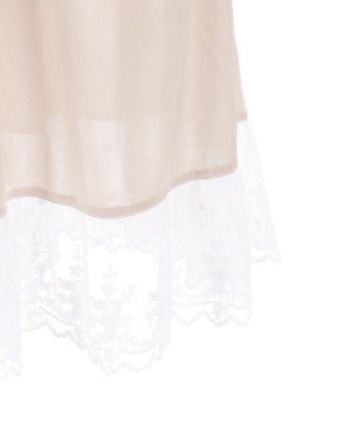 axes femme POETIQUE(アクシーズファムポエティック)の「姫袖風ドッキングOP(ワンピース・レディース・ネイビー/ベージュ/ミント・MEDIUM)」の11枚目の写真