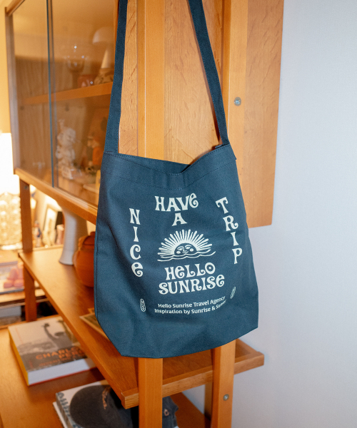 HELLO SUNRISE(ハローサンライズ)の「HNT Canvas Mini Bag_Deep Teal(メッセンジャーバッグ・レディース・ネイビー・OS)」の2枚目の写真