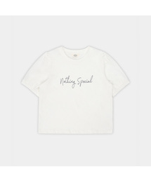 スラブパフレタリングTシャツ (YZTS2603180)