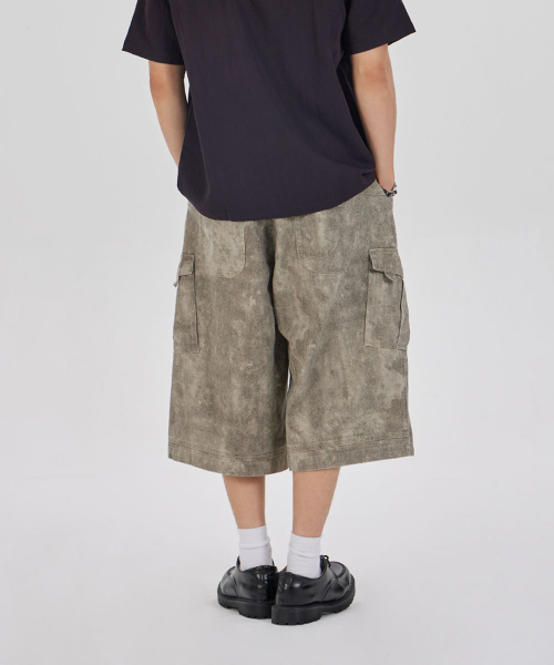 MAKEITTO(メイキット)の「ダスティカーゴバミューダパンツ_カーキ(その他パンツ・メンズ・カーキ・MEDIUM/LARGE/X-LARGE)」の3枚目の写真