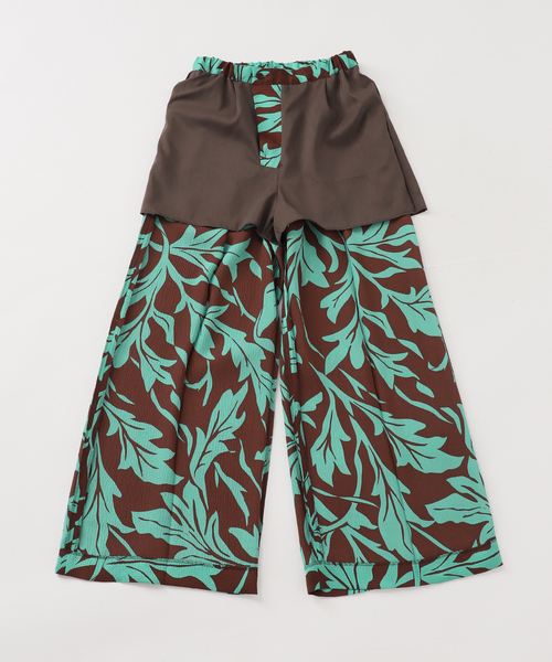 Noble(ノーブル)の「シーグラスプリントフレアパンツ(スラックス・レディース・ブラウン・38/36)」の21枚目の写真