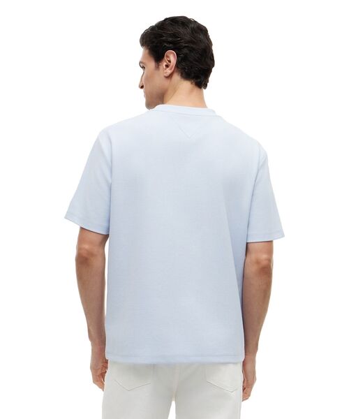 TOMMY HILFIGER(トミーヒルフィガー)の「ジャカードロープロゴ入りリラックスTシャツ(Tシャツ/カットソー・メンズ・ブルー/ホワイト/ネイビー・LARGE/X-LARGE/SMALL/MEDIUM)」の16枚目の写真