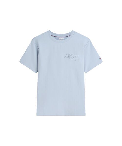 TOMMY HILFIGER(トミーヒルフィガー)の「ジャカードロープロゴ入りリラックスTシャツ(Tシャツ/カットソー・メンズ・ブルー/ホワイト/ネイビー・LARGE/X-LARGE/SMALL/MEDIUM)」の17枚目の写真