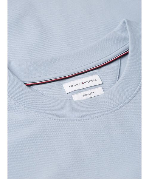 TOMMY HILFIGER(トミーヒルフィガー)の「ジャカードロープロゴ入りリラックスTシャツ(Tシャツ/カットソー・メンズ・ブルー/ホワイト/ネイビー・LARGE/X-LARGE/SMALL/MEDIUM)」の18枚目の写真