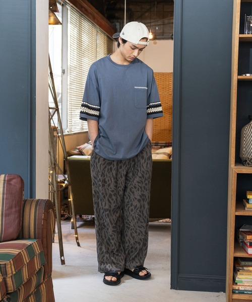 niko and...（ニコアンド）の「ヨウリュウワイドイージーパンツ（その他パンツ・メンズ・ブラウン/その他1/ブラック・MEDIUM/LARGE）」の13枚目の写真