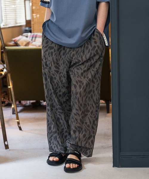 niko and...（ニコアンド）の「ヨウリュウワイドイージーパンツ（その他パンツ・メンズ・ブラウン/その他1/ブラック・MEDIUM/LARGE）」の16枚目の写真