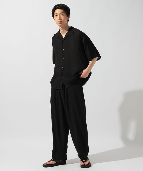 niko and...（ニコアンド）の「ヨウリュウワイドイージーパンツ（その他パンツ・メンズ・ブラウン/その他1/ブラック・MEDIUM/LARGE）」の20枚目の写真