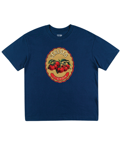 NAVYTEAM(ネイビーチーム)の「CERISES 半袖Tシャツ(4色)(Tシャツ/カットソー・レディース・ホワイト/ライトグレー/ブラック/ネイビー・SMALL/MEDIUM/LARGE/X-LARGE)」の4枚目の写真