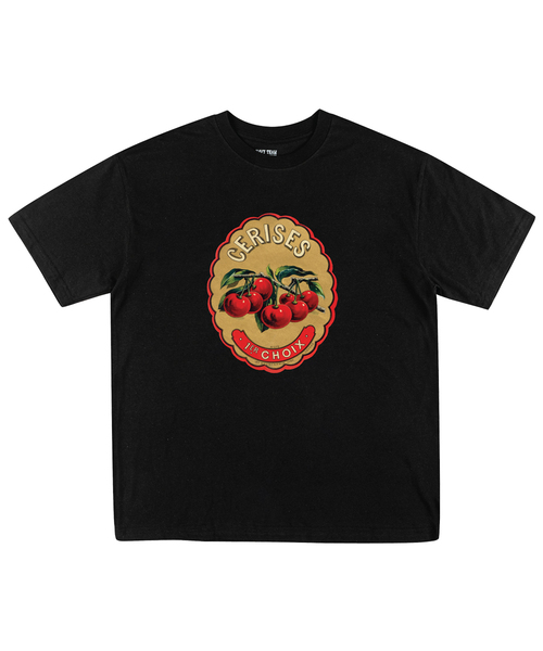 NAVYTEAM(ネイビーチーム)の「CERISES 半袖Tシャツ(4色)(Tシャツ/カットソー・レディース・ホワイト/ライトグレー/ブラック/ネイビー・SMALL/MEDIUM/LARGE/X-LARGE)」の2枚目の写真