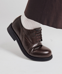 6FT（シックスフィット）の「[NERDKING x SIXFT] NOIR FOLD HORSEHIDE DERBY (BROWN)（ドレスシューズ）」