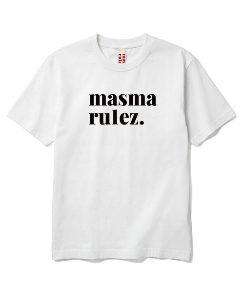 MASMARULEZ APPAREL(マスマルールズ アパレル)の「MSMRZ Cool Cotton T-shirt_White_4 Colors(Tシャツ/カットソー・レディース・ブラック/ピンク/レッド/ミント・SMALL/MEDIUM/LARGE)」の9枚目の写真