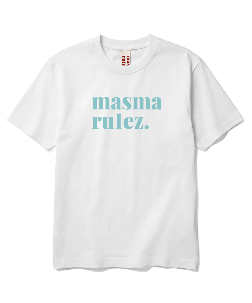 MASMARULEZ APPAREL(マスマルールズ アパレル)の「MSMRZ Cool Cotton T-shirt_White_4 Colors(Tシャツ/カットソー・レディース・ブラック/ピンク/レッド/ミント・SMALL/MEDIUM/LARGE)」の11枚目の写真