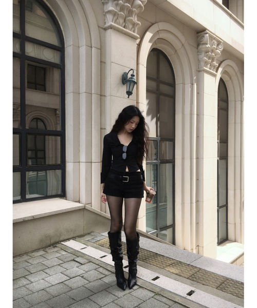 CladdA(クラタ)の「minimal shorts, black(その他パンツ・レディース・ブラック・FREE)」の7枚目の写真