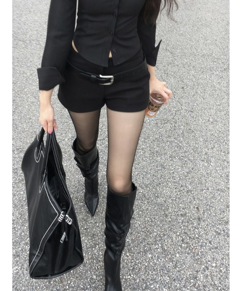CladdA(クラタ)の「minimal shorts, black(その他パンツ・レディース・ブラック・FREE)」の9枚目の写真