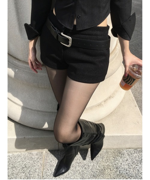 CladdA(クラタ)の「minimal shorts, black(その他パンツ・レディース・ブラック・FREE)」の11枚目の写真