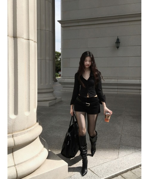 CladdA(クラタ)の「minimal shorts, black(その他パンツ・レディース・ブラック・FREE)」の14枚目の写真