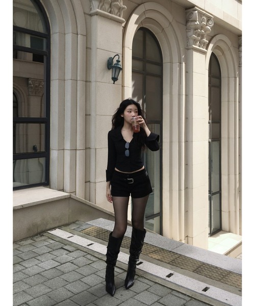CladdA(クラタ)の「minimal shorts, black(その他パンツ・レディース・ブラック・FREE)」の15枚目の写真