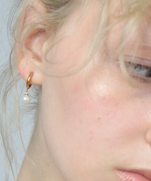 【BILAN】( 金属アレルギー軽減 サージカルステンレス ) Pearl Drop Pierce / パールドロップピアス