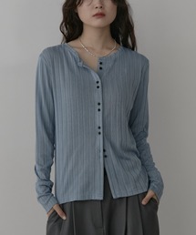 ストレッチワイドリブカーディガン