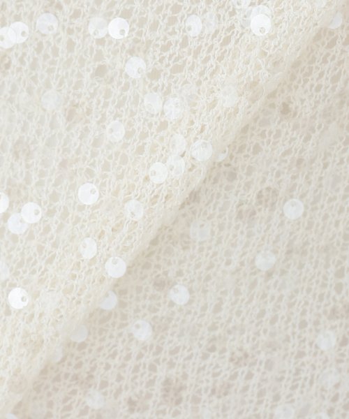 +81BRANCA(ハチイチブランカ)の「+81 BRANCA/ハチイチブランカ SLOBE別注 スパンコールタンク(その他トップス・レディース・ライトグリーン/ホワイト/ブラウン・FREE)」の9枚目の写真