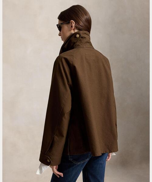 POLO RALPH LAUREN(ポロ ラルフ ローレン)の「コットン ユーティリティ ジャケット(カバーオール・レディース・ブラウン・S/M/L/XS/XXS)」の8枚目の写真
