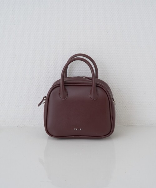 YAHKI（ヤーキ）の「【YAHKI/ヤーキ】ミニハンドルショルダーバッグ SOFT W FACE（トートバッグ・レディース・ボルドー・フリー）」の8枚目の写真