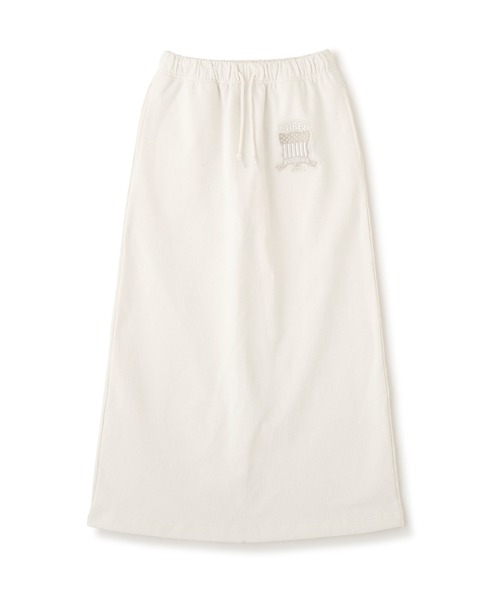 AVIREX(アヴィレックス)の「SIGNATURE VARSITY LOGO SWEAT SKIRT(スカート・レディース・オフホワイト/グレー/ブラック・M/S)」の22枚目の写真