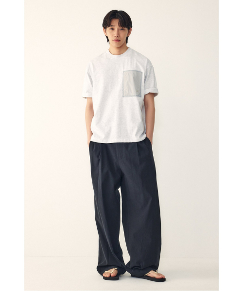 STUDIO TOMBOY（スタジオトムボーイ）の「[ブランド名] メンズ ベーシック ワンタック バンディング パンツ _ブラック_9156231193（スラックス・メンズ・ブラック・MEDIUM/LARGE/SMALL）」の3枚目の写真