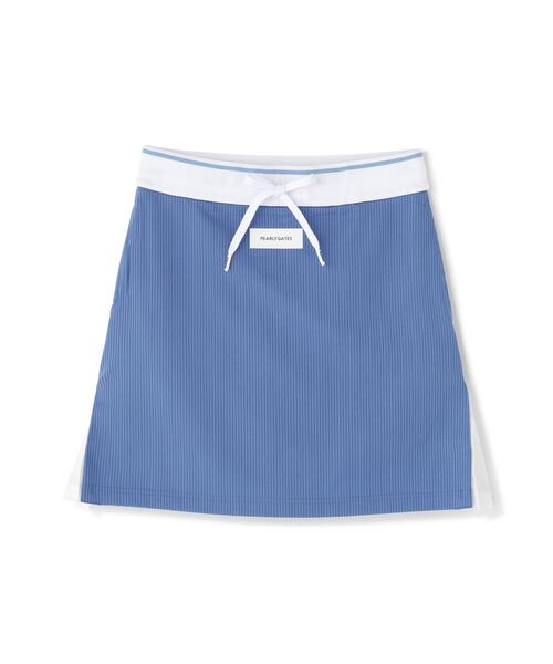 PEARLY GATES(パーリーゲイツ)の「【PEARLY GATES】サッカーストライプ2WAYストレッチスカート(スカート・レディース・ブルー・SMALL/MEDIUM)」の11枚目の写真