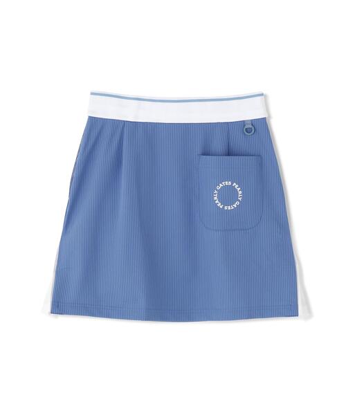 PEARLY GATES(パーリーゲイツ)の「【PEARLY GATES】サッカーストライプ2WAYストレッチスカート(スカート・レディース・ブルー・SMALL/MEDIUM)」の12枚目の写真