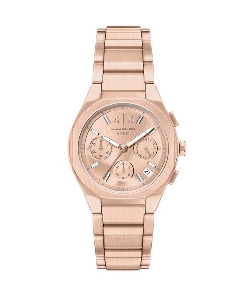 ARMANI EXCHANGE(アルマーニエクスチェンジ)の「アルマーニ・エクスチェンジ 腕時計 レディース アナログ ステンレス AX6035(アナログ腕時計・レディース・ピンクゴールド・FREE)」の1枚目の写真