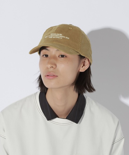 LAKOLE(ラコレ)の「コーデュロイロゴCAP / 1051111(キャップ・メンズ・ベージュ/ネイビー/ブルー・9)」の2枚目の写真