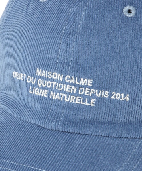 LAKOLE(ラコレ)の「コーデュロイロゴCAP / 1051111(キャップ・メンズ・ベージュ/ネイビー/ブルー・9)」の9枚目の写真