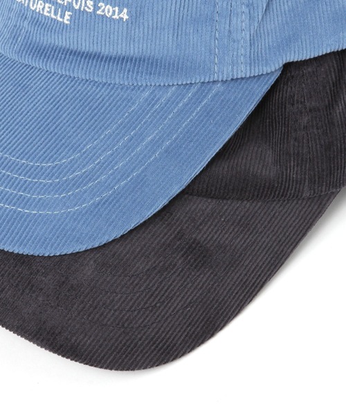 LAKOLE(ラコレ)の「コーデュロイロゴCAP / 1051111(キャップ・メンズ・ベージュ/ネイビー/ブルー・9)」の7枚目の写真