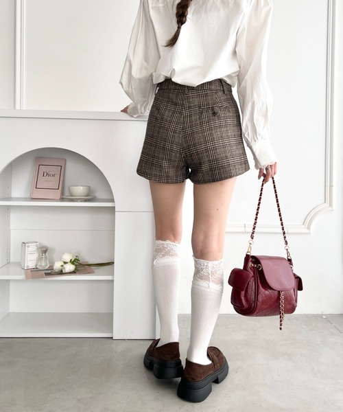 Loueme(ルエム)の「チェックショートパンツ(その他パンツ・レディース・グレー/ブラウン・S/M)」の17枚目の写真