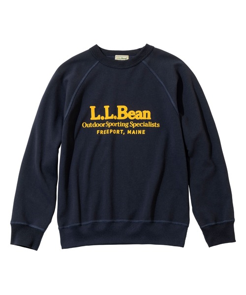 L.L.Bean(エルエルビーン)の「【JAPAN EDITION】ポーテージ・クルーネック・スウェットシャツ(スウェット・メンズ・ネイビー/ライトグレー・MEDIUM/SMALL/LARGE)」の1枚目の写真