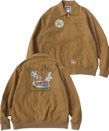 BEN DAVIS/ベンデイビス DUCK SOUVENIR JACKET/オーバーサイズ コットンダック スーベニアジャケット/ワークジャケット/レディース メンズ
