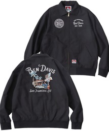 BEN DAVIS/ベンデイビス DUCK SOUVENIR JACKET/オーバーサイズ コットンダック スーベニアジャケット/ワークジャケット/レディース メンズ