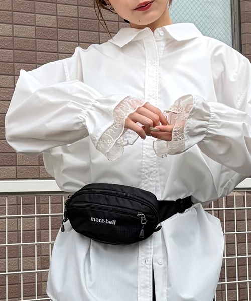 junoah(ジュノア)の「レースフリルキャンディースリーブシャツ(シャツ/ブラウス・レディース・ブルー/ホワイト/ピンク・SMALL/MEDIUM/LARGE)」の1枚目の写真