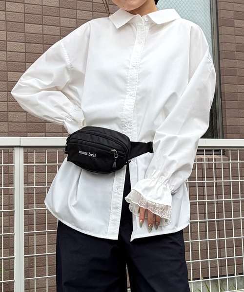 junoah(ジュノア)の「レースフリルキャンディースリーブシャツ(シャツ/ブラウス・レディース・ブルー/ホワイト/ピンク・SMALL/MEDIUM/LARGE)」の5枚目の写真