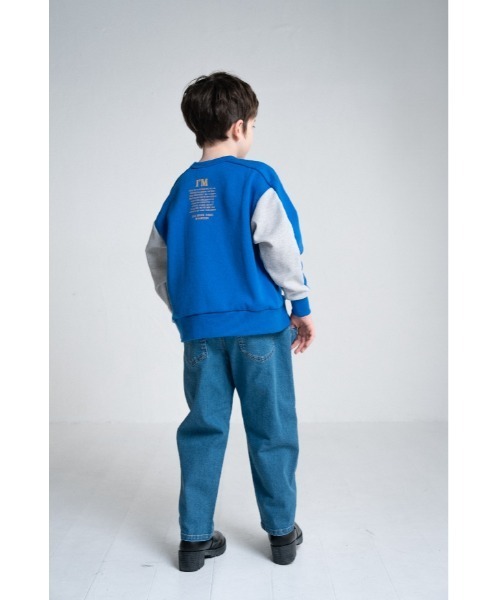 maarook（マルーク）の「ハイストレッチミドルカーブロングパンツ（デニムパンツ・キッズ・ネイビー・110cm/100cm/90cm/130cm/120cm）」の11枚目の写真
