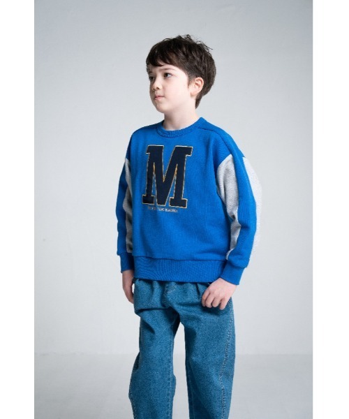 maarook（マルーク）の「ハイストレッチミドルカーブロングパンツ（デニムパンツ・キッズ・ネイビー・110cm/100cm/90cm/130cm/120cm）」の12枚目の写真