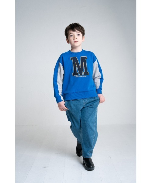 maarook（マルーク）の「ハイストレッチミドルカーブロングパンツ（デニムパンツ・キッズ・ネイビー・110cm/100cm/90cm/130cm/120cm）」の14枚目の写真