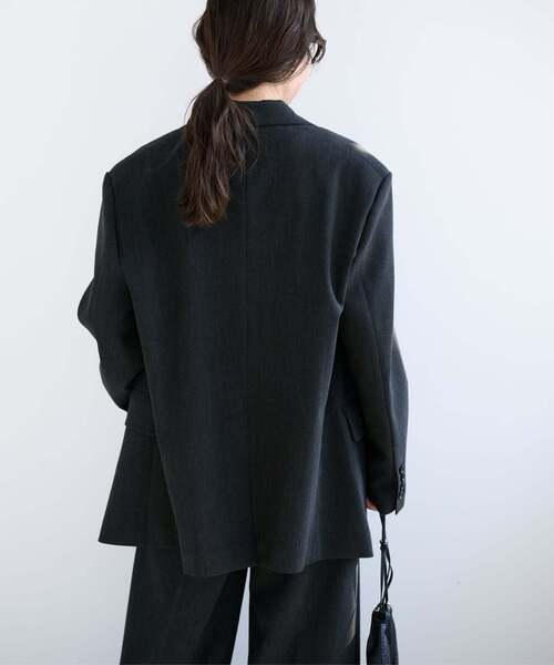 OUTDOOR PRODUCTS(アウトドアプロダクツ)の「ORDINARY 2B JACKET セットアップ対応(テーラードジャケット・レディース・チャコールグレー/ブラウン・38/36)」の6枚目の写真