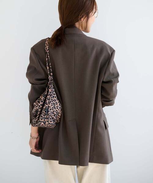 OUTDOOR PRODUCTS(アウトドアプロダクツ)の「ORDINARY 2B JACKET セットアップ対応(テーラードジャケット・レディース・チャコールグレー/ブラウン・38/36)」の20枚目の写真