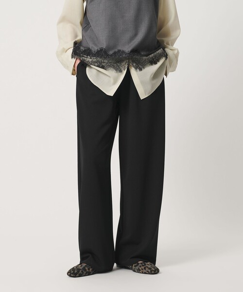 BEAUTY&YOUTH UNITED ARROWS（ビューティーアンドユースユナイテッドアローズ）の「【WEB限定】ジャージー ドローコードイージーパンツ ウォッシャブル（その他パンツ・レディース・ライトグレー/ブラック/ダークブラウン・M/S）」の2枚目の写真