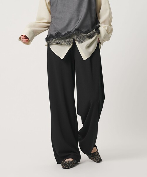 BEAUTY&YOUTH UNITED ARROWS（ビューティーアンドユースユナイテッドアローズ）の「【WEB限定】ジャージー ドローコードイージーパンツ ウォッシャブル（その他パンツ・レディース・ライトグレー/ブラック/ダークブラウン・M/S）」の4枚目の写真